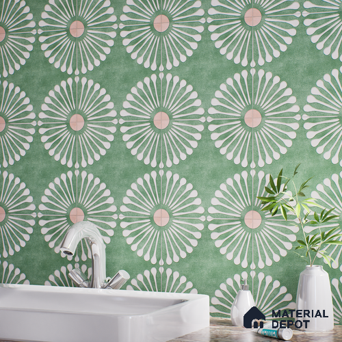 Moroccan Wall Tile TL 07245 B Plana 4004 Granula 1 ft x 1 ft Ceramic Matte Finish - 9 mm | 2 mm Spacer is Mandatory | Please Expect a Slight Variation of Pattern
